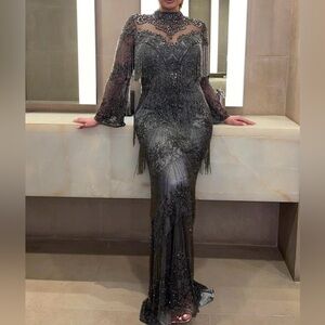 Elegant Black Evening Gown